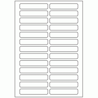 620 - Label Size 87.5mm x 16.6mm - 26 labels per sheet