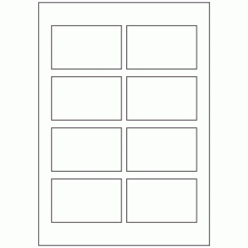 621 - Label Size 86mm x 52.9mm - 8 labels per sheet 
