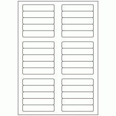 624 - Label Size 83mm x 17mm - 30 labels per sheet 