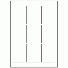 626 - Label Size 81mm x 60mm - 9 labels per sheet 