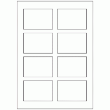 627 - Label Size 81mm x 55.8mm - 8 labels per sheet 