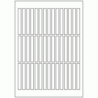 628 - Label Size 81mm x 9mm - 45 labels per sheet 628 - Label Size 81mm x 9mm - 45 labels per sheet
