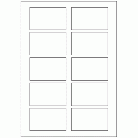 629 - Label Size 80.0mm x 49.7mm - 10 labels per sheet 629 - Label Size 80.0mm x 49.7mm - 10 labels per sheet