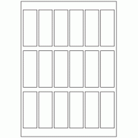 630 - Label Size 80mm x 30mm - 18 labels per sheet 630 - Label Size 80mm x 30mm - 18 labels per sheet