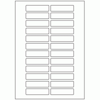 638 - Label Size 70mm x 18mm - 24 labels per sheet 638 - Label Size 70mm x 18mm - 24 labels per sheet