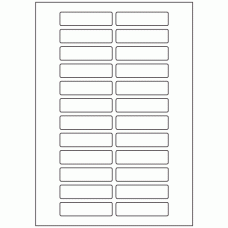 638 - Label Size 70mm x 18mm - 24 labels per sheet 