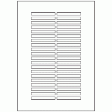639 - Label Size 65mm x 7mm - 40 labels per sheet 