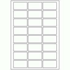 640 - Label Size 60mm x 32mm - 24 labels per sheet 