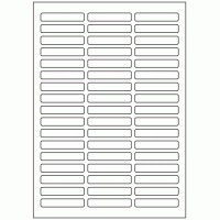 641 - Label Size 60mm x 11mm - 51 labels per sheet 641 - Label Size 60mm x 11mm - 51 labels per sheet