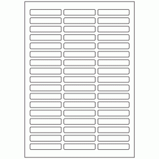 641 - Label Size 60mm x 11mm - 51 labels per sheet 