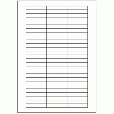 644 - Label Size 55mm x 10mm - 81 labels per sheet 