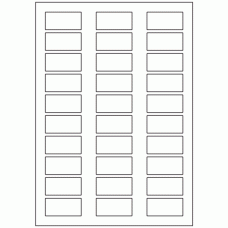 646 - Label Size 48mm x 23.5mm - 30 labels per sheet 