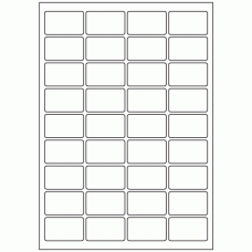 647 - Label Size 47mm x 28.3mm - 36 labels per sheet 