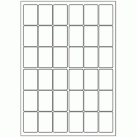649 - Label Size 45mm x 31mm - 36 labels per sheet