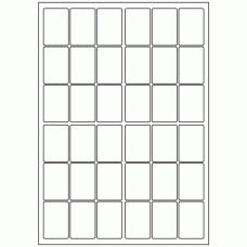 649 - Label Size 45mm x 31mm - 36 labels per sheet 