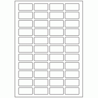 652 - Label Size 43mm x 21mm - 44 labels per sheet 652 - Label Size 43mm x 21mm - 44 labels per sheet