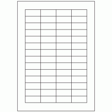 653 - Label Size 42mm x 18mm - 56 labels per sheet 