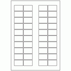 655 - Label Size 38mm x 24mm - 40 labels per sheet 