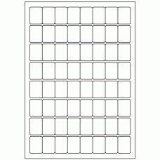 656 - Label Size 32mm x 24mm - 64 labels per sheet 