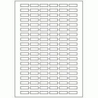 657 - Label Size 25mm x 8mm - 114 labels per sheet