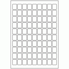 658 - Label Size 24mm x 19mm - 90 labels per sheet 