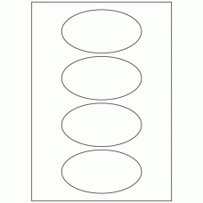 660 - Label Size 120mm x 64.8mm - 4 labels per sheet 