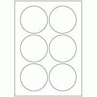 662 - Label Size 85mm Dia - 6 labels per sheet 662 - Label Size 85mm Dia - 6 labels per sheet