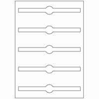 926 - Jar Seal Label Size 190mm x 25mm - 5 labels per sheet 926 - Jar Seal Label Size 190mm x 25mm - 5 labels per sheet
