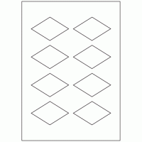 928 - Diamond Label Size 80mm x 50mm - 8 labels per sheet 928 - Diamond Label Size 80mm x 50mm - 8 labels per sheet