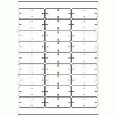 934 - Label Size 67mm x 27mm - 27 labels per sheet 