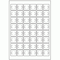935 - Label Size 30mm x 30mm - 48 labels per sheet 935 - Label Size 30mm x 30mm - 48 labels per sheet
