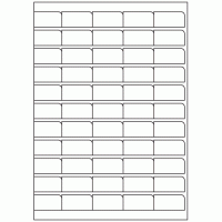 944 - Label Size 42mm x 25mm - 55 labels per sheet