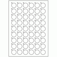 946 - Label Size 28.3mm x 25.5mm - 54 labels per sheet