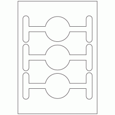 950 - Jar Seal Label Size 183mm x 70mm - 3 labels per sheet 