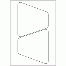 953 - Bottle Label Size 157.8mm x 141.6mm - 2 labels per sheet 