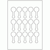 967 - Jar Seal Label Size 67.5mm x 30mm - 15 labels per sheet