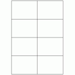 334 - Label Size 105mm x 74mm - 8 labels per sheet