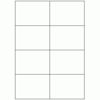 334 - Label Size 105mm x 74mm - 8 labels per sheet