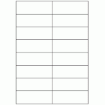 336 - Label Size 105mm x 36.9mm - 16 labels per sheet