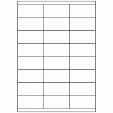 344 - Label Size 70mm x 35mm - 24 labels per sheet 