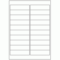 349 - Label Size 98mm x 25.4mm - 20 labels per sheet 349 - Label Size 98mm x 25.4mm - 20 labels per sheet