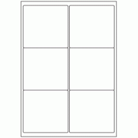 351 - Label Size 99.1mm x 93.1mm - 6 labels per sheet 351 - Label Size 99.1mm x 93.1mm - 6 labels per sheet