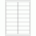 354 - Label Size 99.1mm x 34mm - 16 labels per sheet