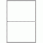 359 - Label Size 199.6mm x 143.5mm - 2 labels per sheet