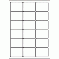 362 - Label Size 63.5mm x 46.6mm - 18 labels per sheet 362 - Label Size 63.5mm x 46.6mm - 18 labels per sheet