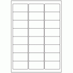 363 - Label Size 64mm x 33.9mm - 24 labels per sheet