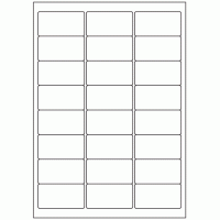 363 - Label Size 64mm x 33.9mm - 24 labels per sheet 363 - Label Size 64mm x 33.9mm - 24 labels per sheet